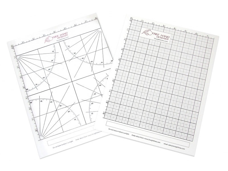 Grid Type Sheets for Scale Drawings Draw Perfect Straight Lines Templates 2 x Grid Type Lettersize Freehand Designer Sheets 