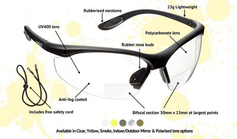 Constructor Bifocal Reading Safety Glasses